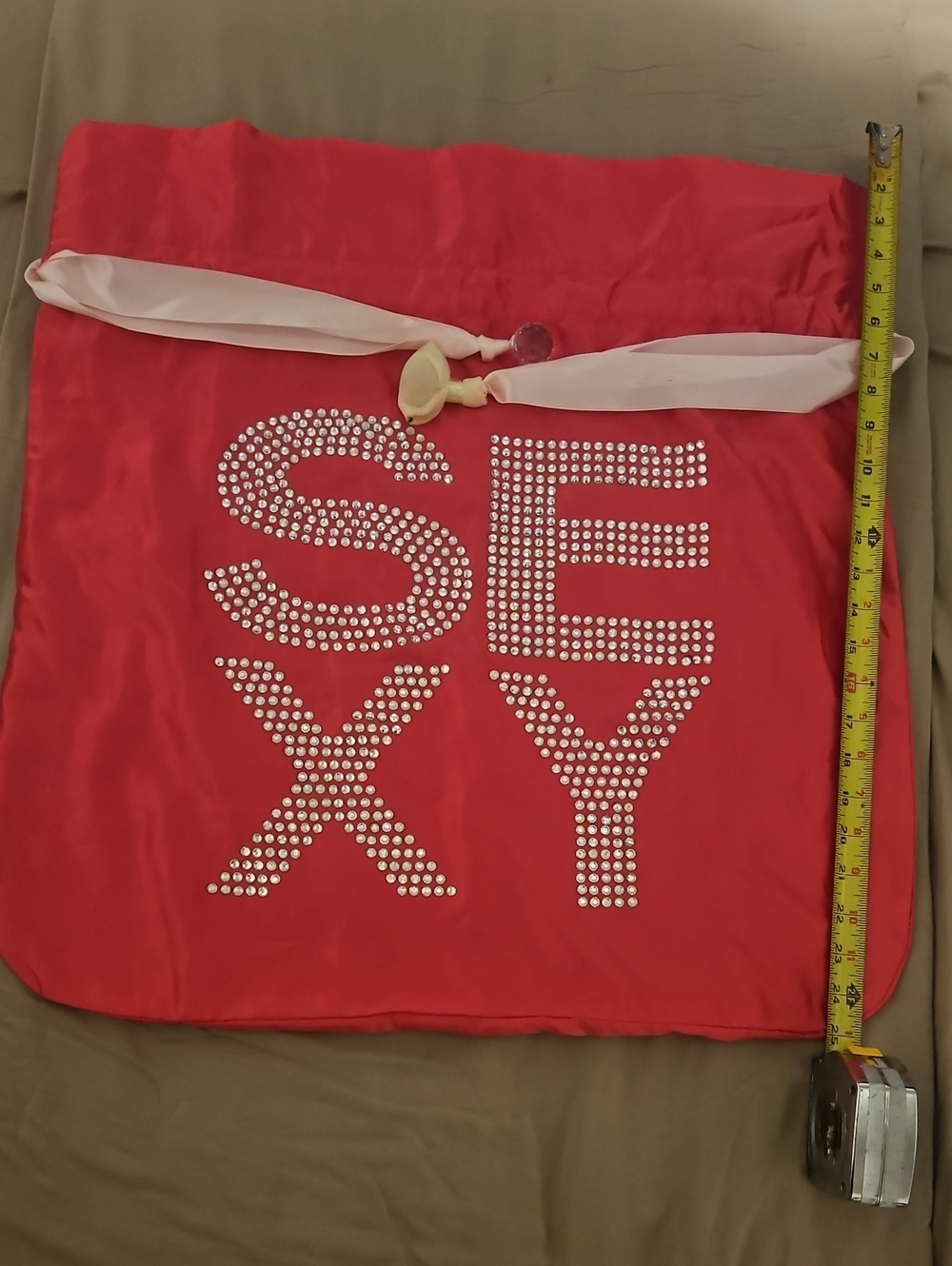 Victoria's Secret Very Rare SEXY Rhinestone Santa Bag